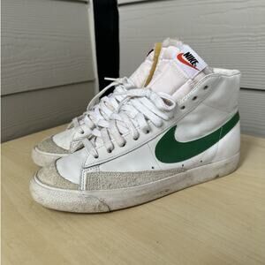 2012 Nike Blazer Mid 77 Prm Vntg White Pine Green 537327-102 Mens 9